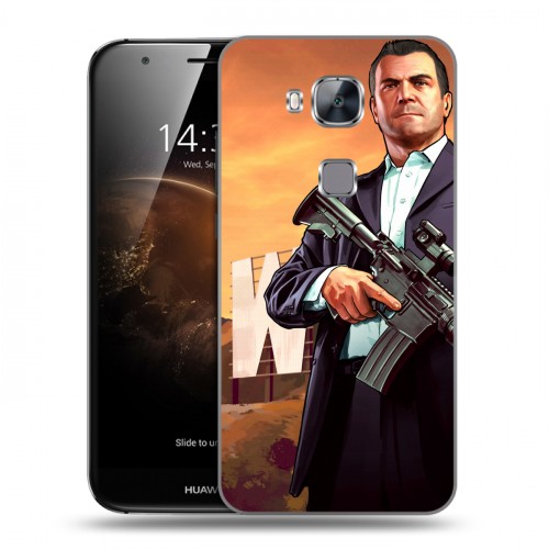 Дизайнерский пластиковый чехол для Huawei G8 GTA