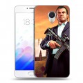 Дизайнерский пластиковый чехол для Meizu M3E GTA