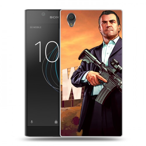 Дизайнерский пластиковый чехол для Sony Xperia L1 GTA