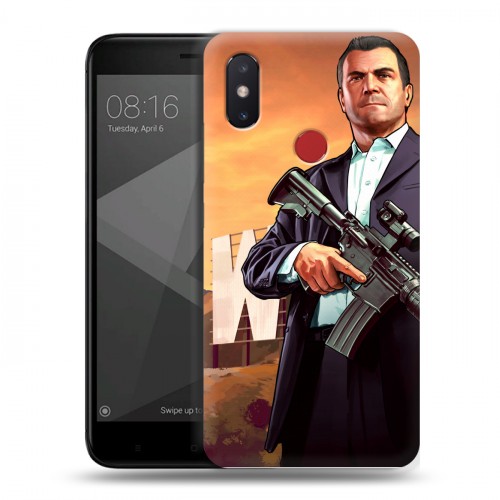 Дизайнерский пластиковый чехол для Xiaomi Mi8 SE GTA