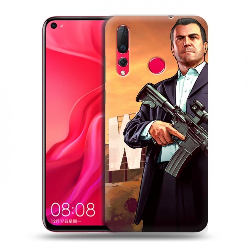 Дизайнерский пластиковый чехол для Huawei Nova 4 GTA