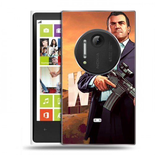 Дизайнерский пластиковый чехол для Nokia Lumia 1020 GTA