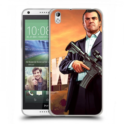 Дизайнерский пластиковый чехол для HTC Desire 816 GTA