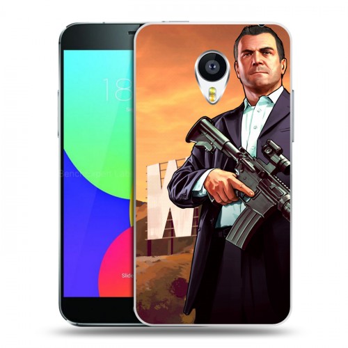 Дизайнерский пластиковый чехол для Meizu MX4 Pro GTA