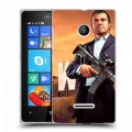 Дизайнерский пластиковый чехол для Microsoft Lumia 435 GTA