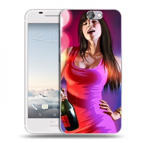 Дизайнерский силиконовый чехол для HTC One A9 GTA
