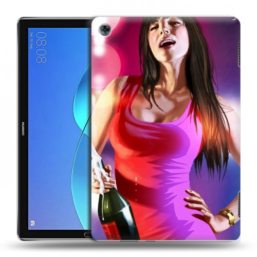 Дизайнерский силиконовый чехол для Huawei MediaPad M5 Lite GTA