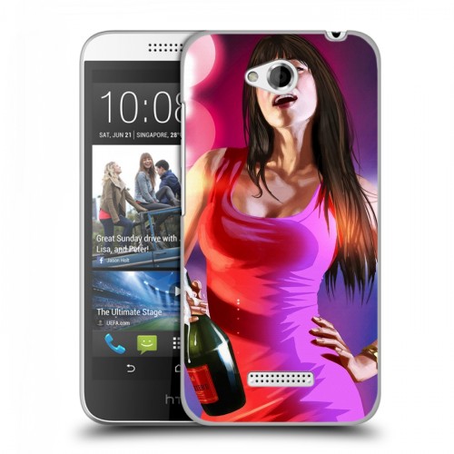 Дизайнерский пластиковый чехол для HTC Desire 616 GTA