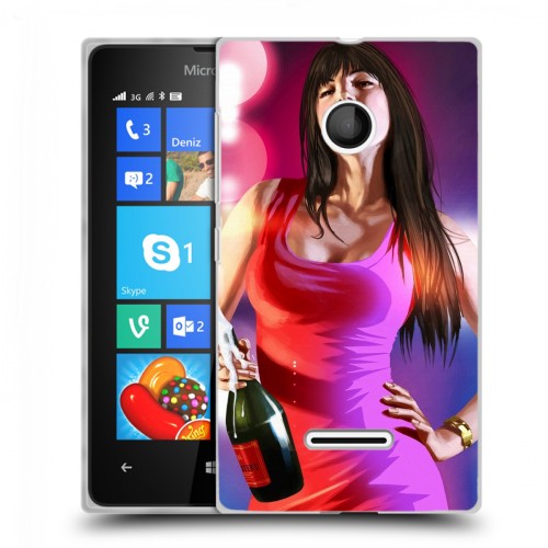 Дизайнерский пластиковый чехол для Microsoft Lumia 435 GTA
