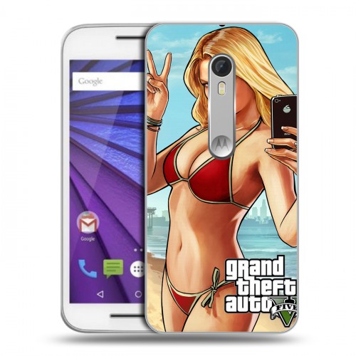 Дизайнерский пластиковый чехол для Lenovo Moto G GTA