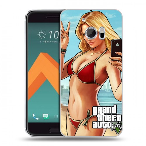 Дизайнерский пластиковый чехол для HTC 10 GTA