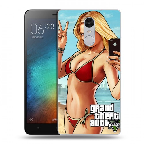 Дизайнерский силиконовый чехол для Xiaomi RedMi Pro GTA