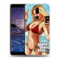 Дизайнерский пластиковый чехол для Nokia 7 Plus GTA