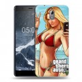 Дизайнерский силиконовый чехол для Nokia 3.1 GTA