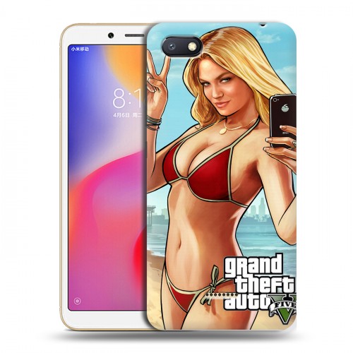 Дизайнерский пластиковый чехол для Xiaomi RedMi 6A GTA