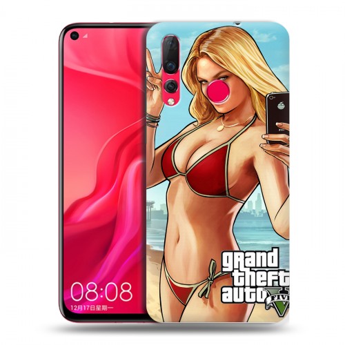 Дизайнерский пластиковый чехол для Huawei Nova 4 GTA