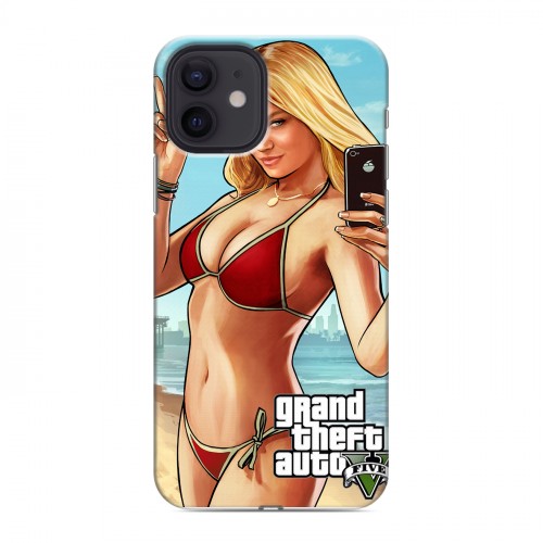 Дизайнерский силиконовый чехол для Iphone 12 GTA