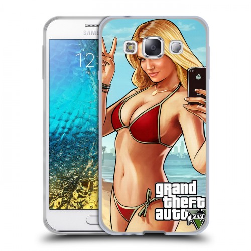 Дизайнерский пластиковый чехол для Samsung Galaxy E5 GTA