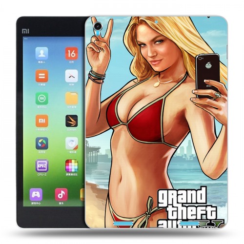 Дизайнерский силиконовый чехол для Xiaomi MiPad GTA