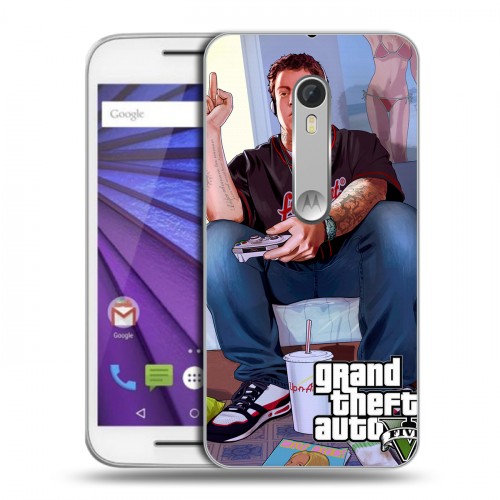 Дизайнерский пластиковый чехол для Lenovo Moto G GTA