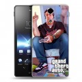 Дизайнерский пластиковый чехол для Sony Xperia TX GTA