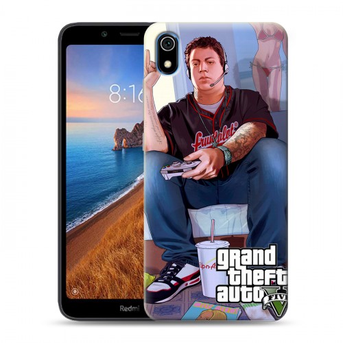 Дизайнерский силиконовый чехол для Xiaomi RedMi 7A GTA