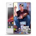 Дизайнерский пластиковый чехол для Sony Xperia E GTA