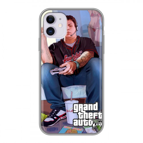 Дизайнерский силиконовый чехол для Iphone 11 GTA