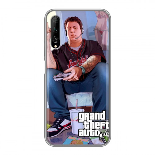 Дизайнерский силиконовый чехол для Huawei Y9s GTA