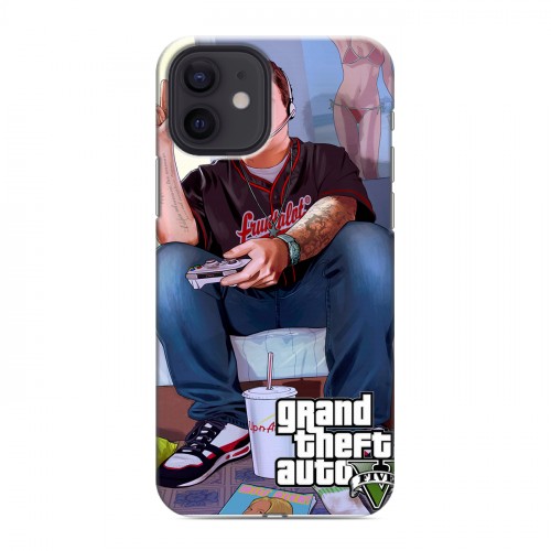 Дизайнерский силиконовый чехол для Iphone 12 GTA