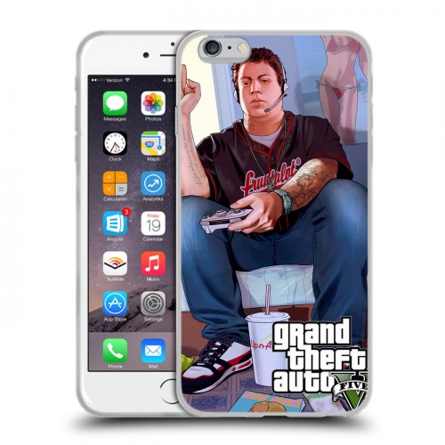 Дизайнерский силиконовый чехол для Iphone 6 Plus/6s Plus GTA