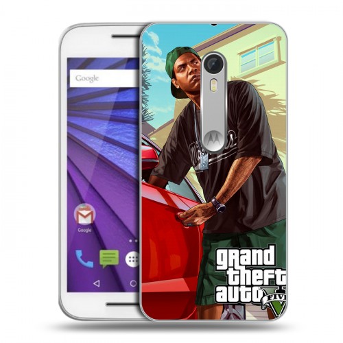 Дизайнерский пластиковый чехол для Lenovo Moto G GTA