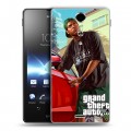 Дизайнерский пластиковый чехол для Sony Xperia TX GTA