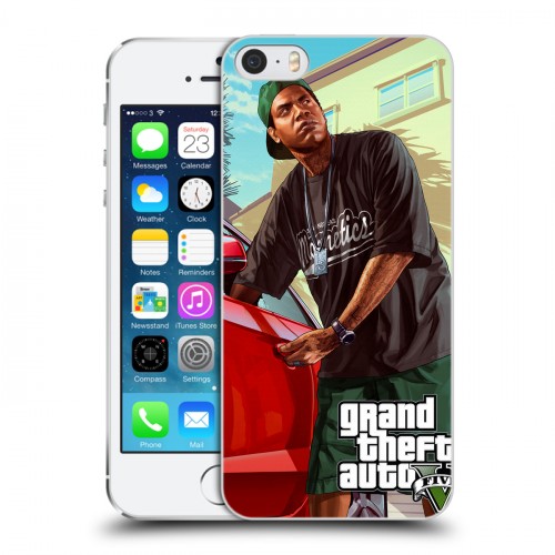 Дизайнерский пластиковый чехол для Iphone 5s GTA