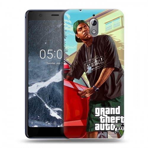 Дизайнерский силиконовый чехол для Nokia 3.1 GTA