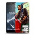 Дизайнерский пластиковый чехол для Nokia 5.1 GTA