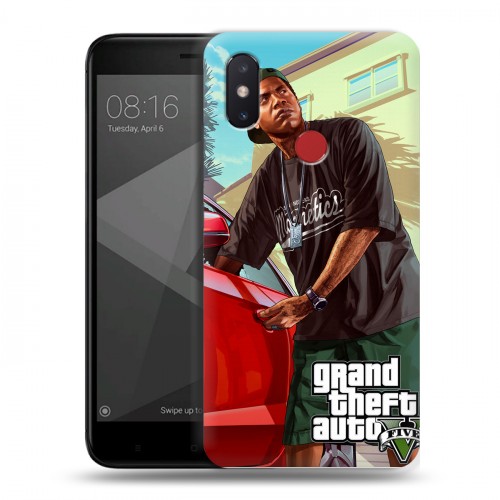 Дизайнерский силиконовый чехол для Xiaomi Mi8 SE GTA