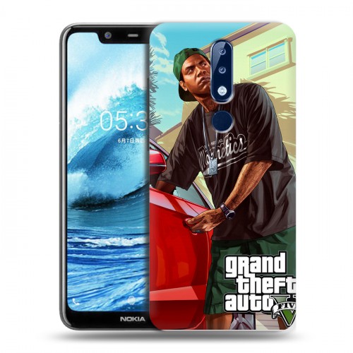 Дизайнерский силиконовый чехол для Nokia 5.1 Plus GTA