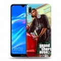 Дизайнерский пластиковый чехол для Huawei Y6 (2019) GTA