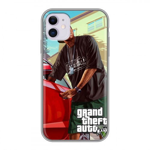 Дизайнерский силиконовый чехол для Iphone 11 GTA