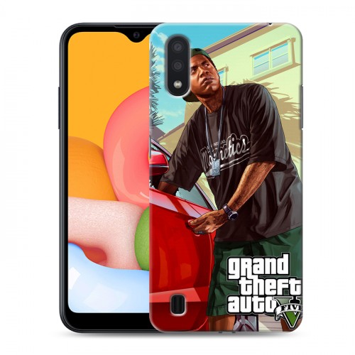 Дизайнерский силиконовый чехол для Samsung Galaxy M01 GTA