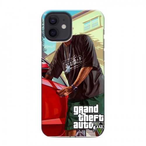 Дизайнерский силиконовый чехол для Iphone 12 GTA