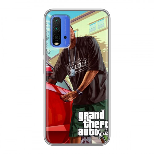 Дизайнерский силиконовый чехол для Xiaomi RedMi 9T GTA