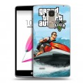 Дизайнерский пластиковый чехол для LG G4 Stylus GTA