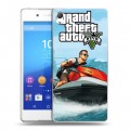 Дизайнерский пластиковый чехол для Sony Xperia Z3+ GTA