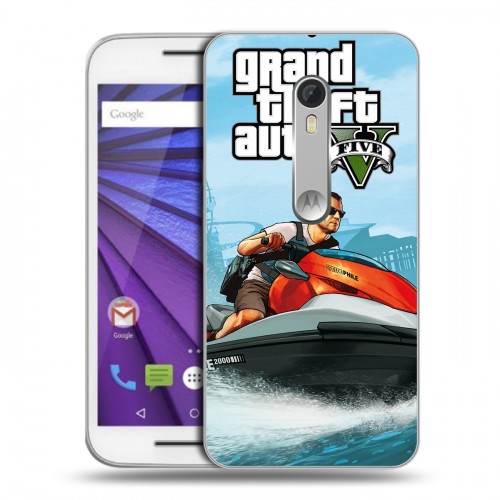 Дизайнерский пластиковый чехол для Lenovo Moto G GTA