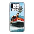 Дизайнерский силиконовый чехол для Iphone x10 GTA