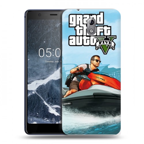 Дизайнерский силиконовый чехол для Nokia 3.1 GTA