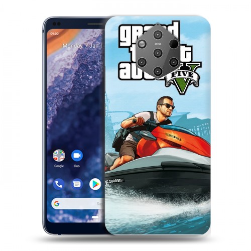 Дизайнерский силиконовый чехол для Nokia 9 PureView GTA