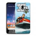 Дизайнерский силиконовый чехол для Nokia 2.2 GTA